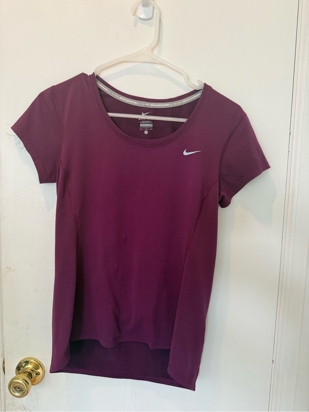 Women’s Nike Dri-Fit Short-Sleeved Running Shirt-Size Small